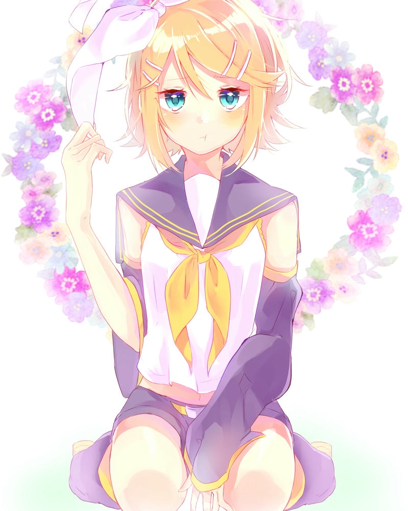 ảnh anime nữ cute nền sáng