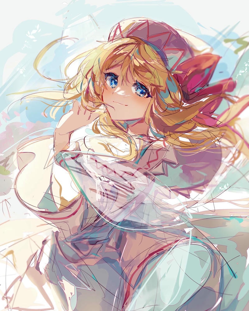 ảnh anime nữ cute rực rỡ