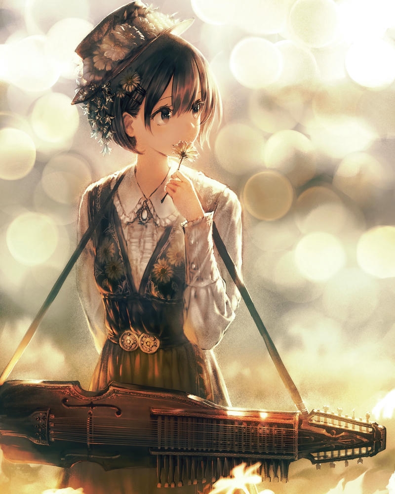 ảnh anime nữ cute tạo dáng