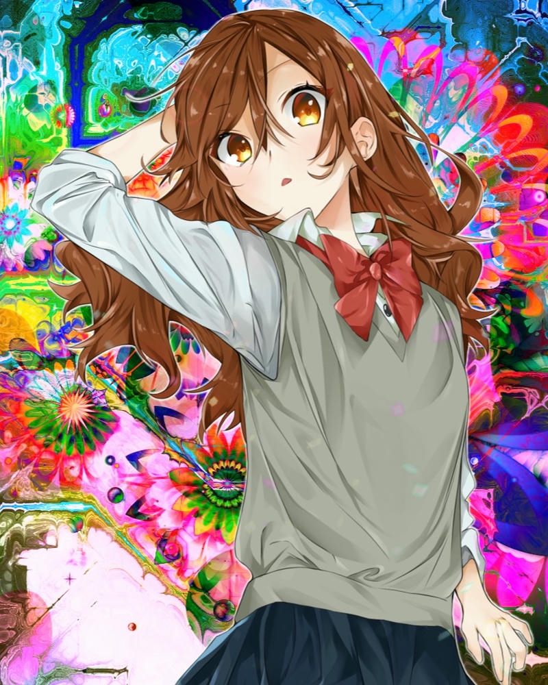 ảnh anime nữ học sinh thần thái