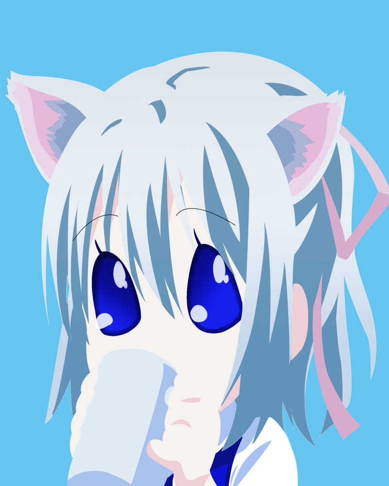 ảnh anime nữ tạo dáng nghệ thuật