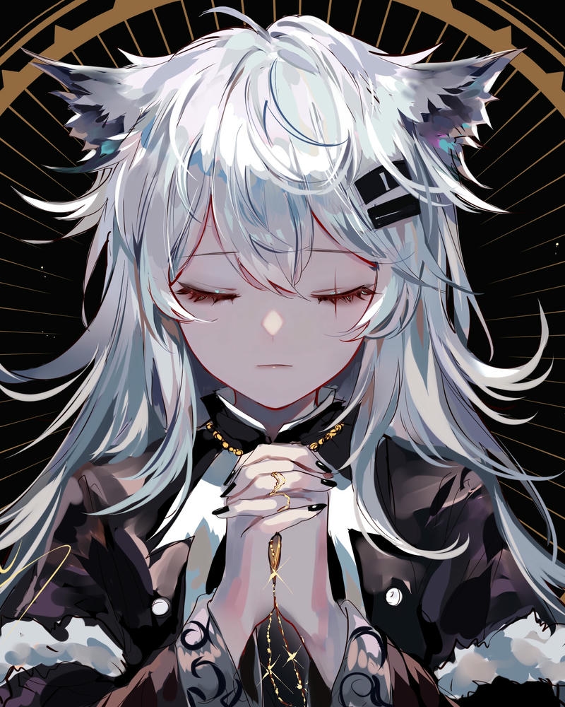 ảnh anime nữ tông màu sáng