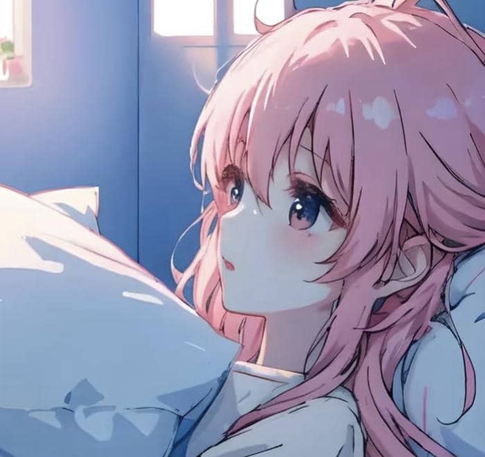 ảnh anime pink girl thanh