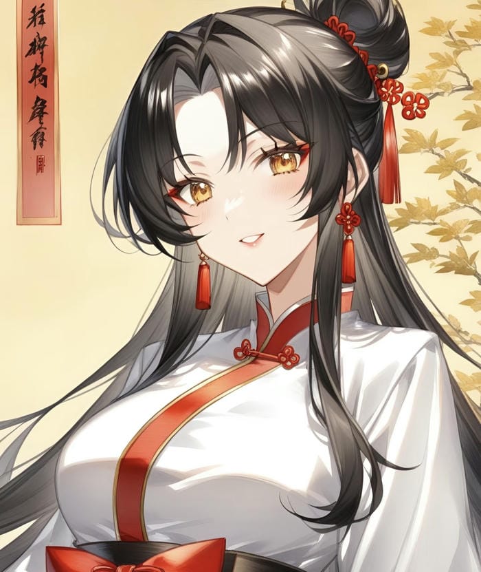 ảnh cổ trang cô gái anime