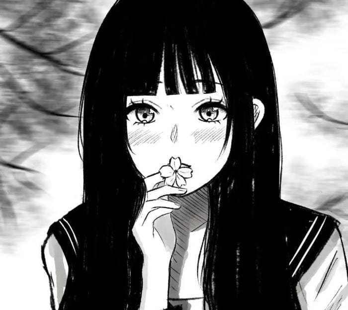 ảnh đen trắng anime