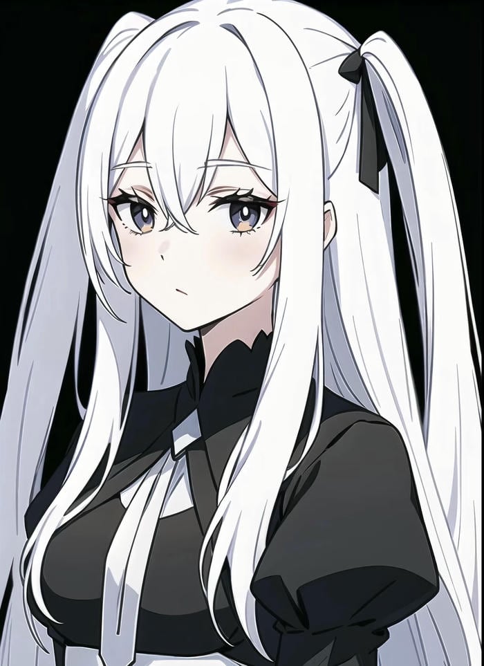 ánh mắt tóc trắng cuốn