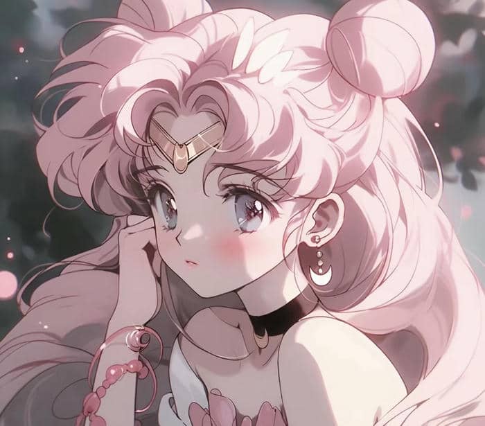 ảnh pink hair nữ xinh