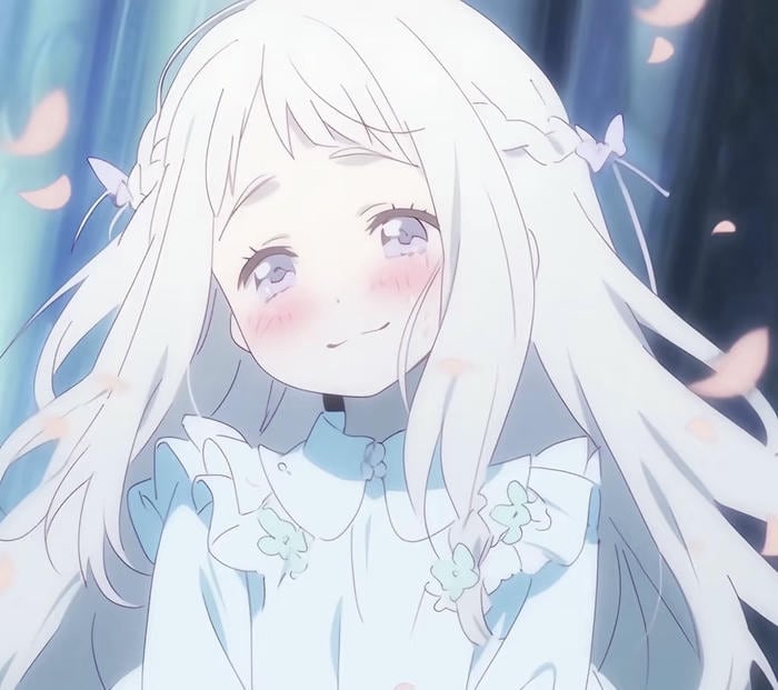 ảnh tóc trắng nghệ thuật