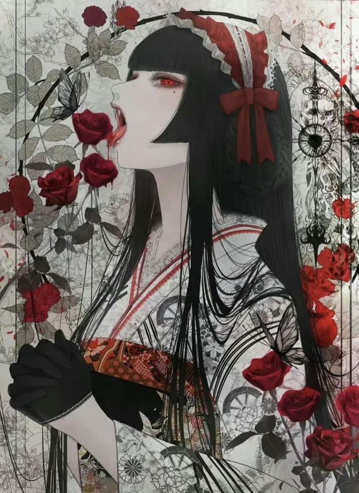 anime cổ phong nữ