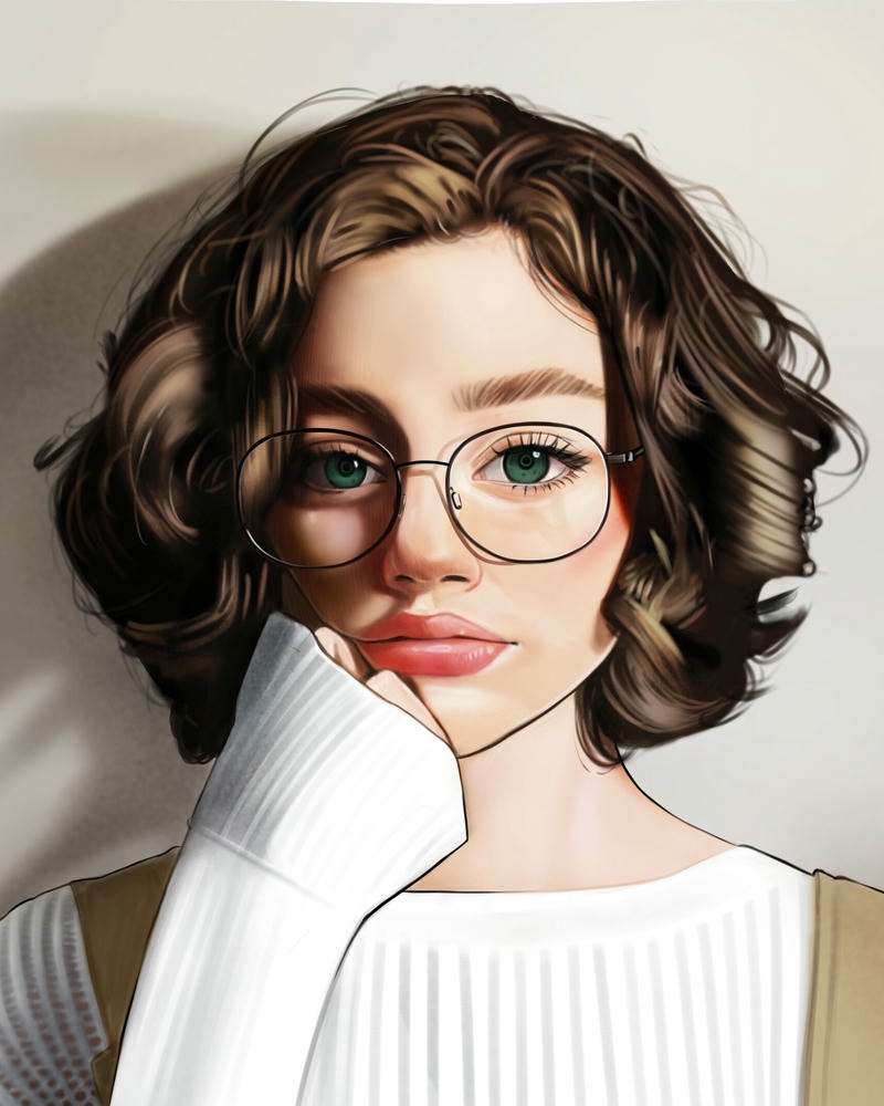 anime đeo kính ảnh chất lượng