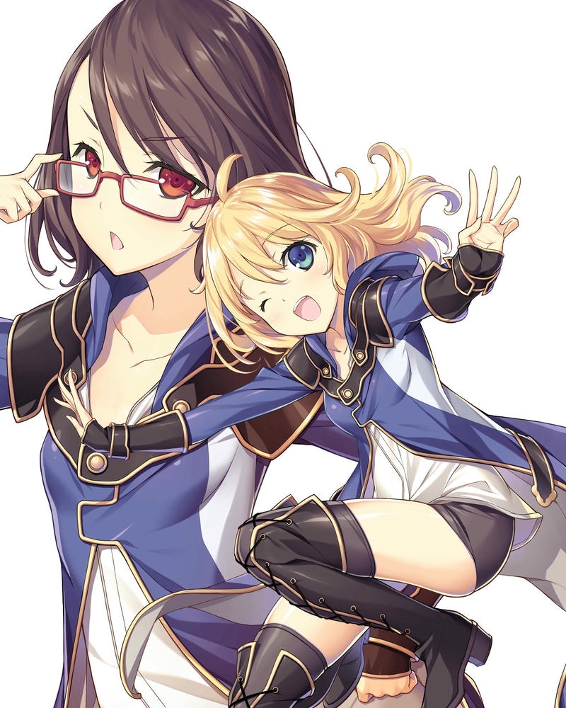 anime đeo kính ảnh xinh lung linh