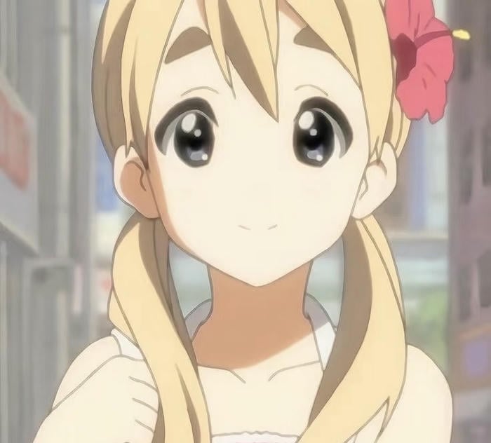 anime girl blonde đẹp