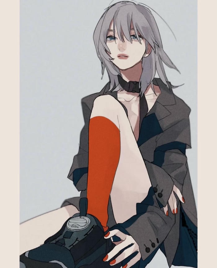 anime girl lạnh lùng cá tính đẹp