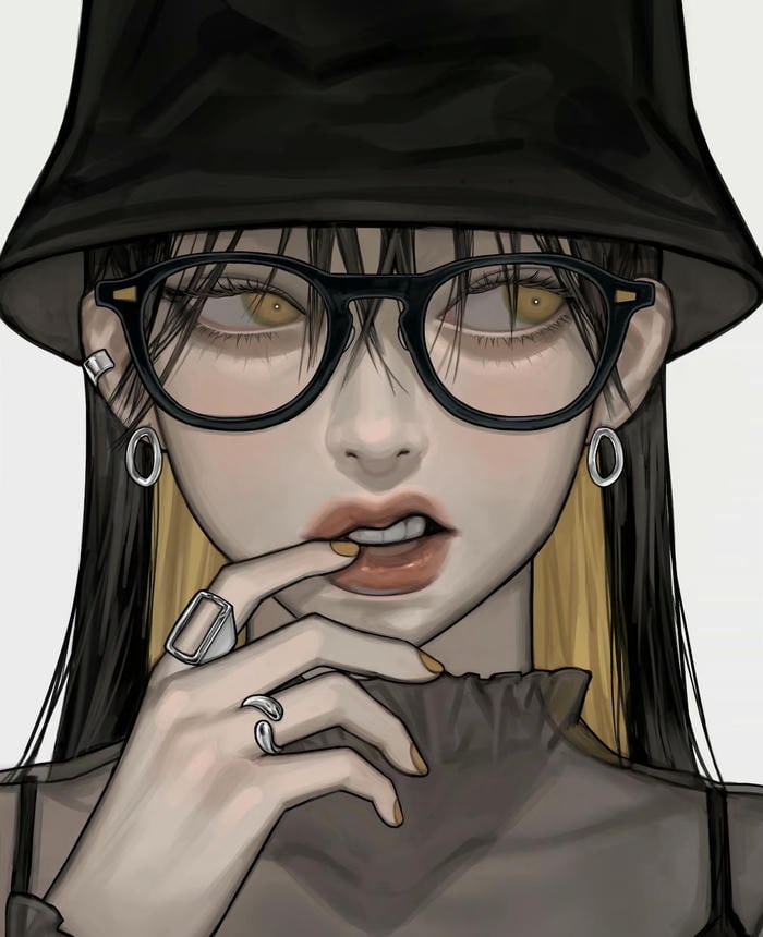 anime girl lạnh lùng cá tính phong cách