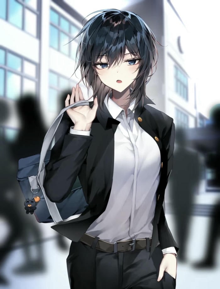 anime girl lạnh lùng cá tính siêu ngầu