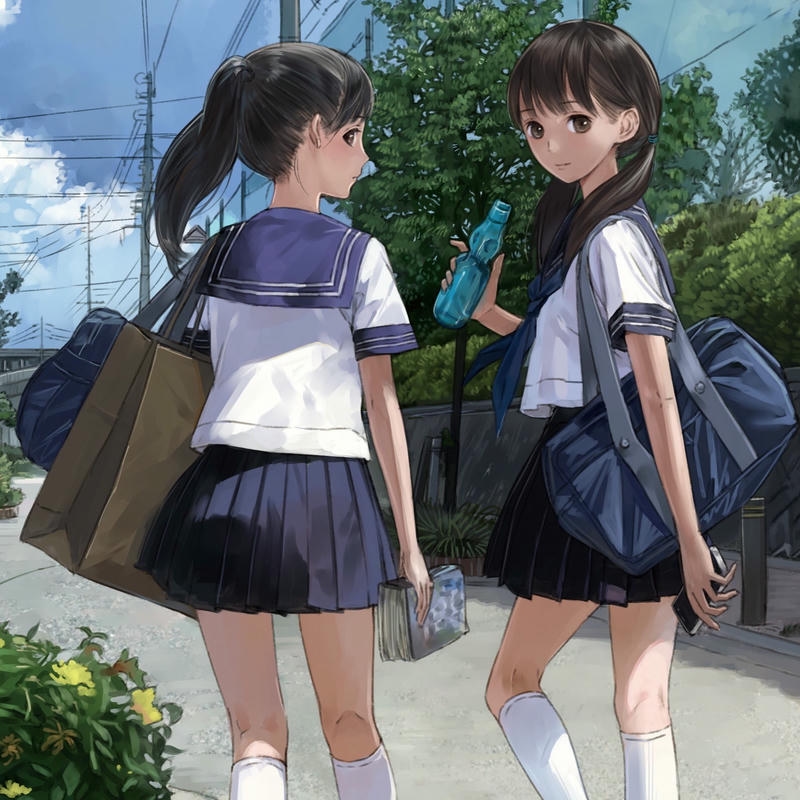 anime học đường ảnh cute