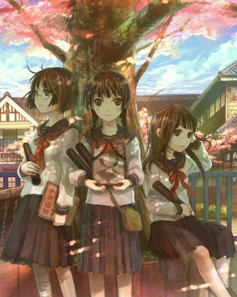 anime học đường ảnh lung linh