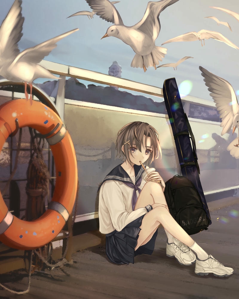 anime học đường ảnh rực rỡ