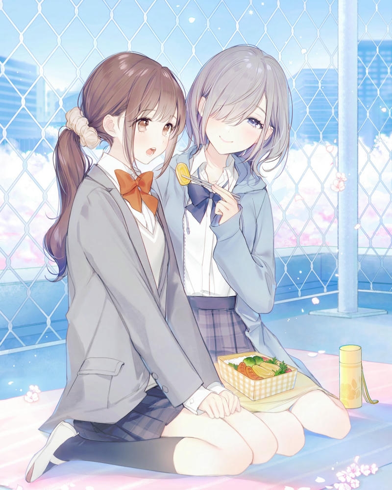 anime học đường ảnh vibe học sinh