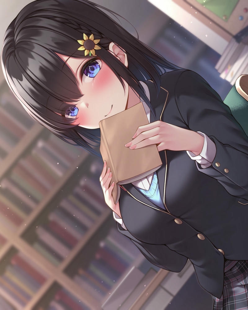 anime học sinh ảnh đáng yêu