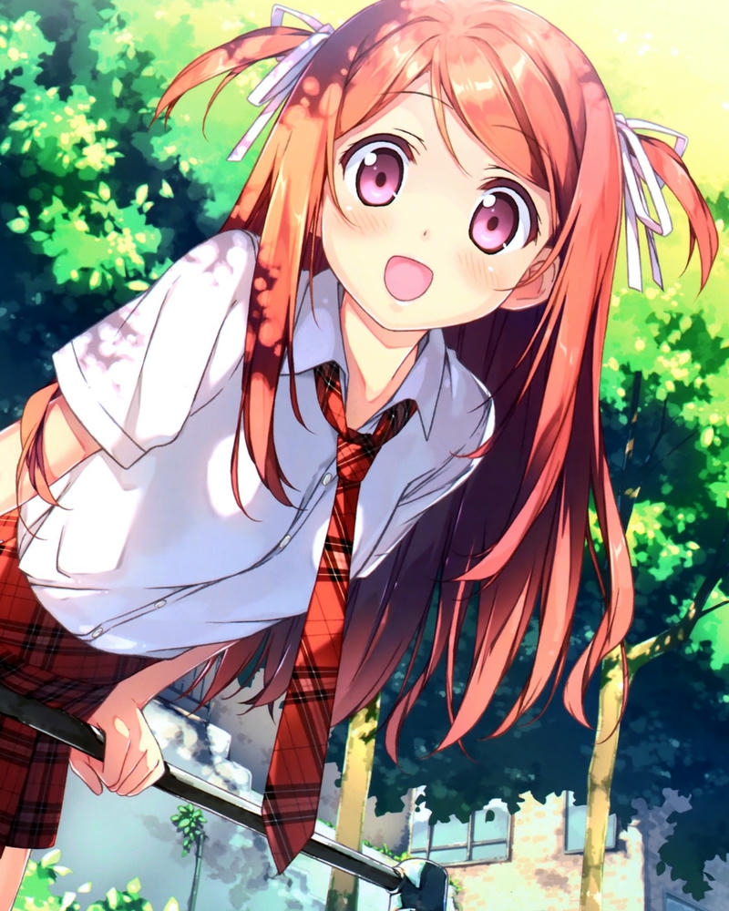 anime học sinh ảnh dễ thương nhẹ nhàng