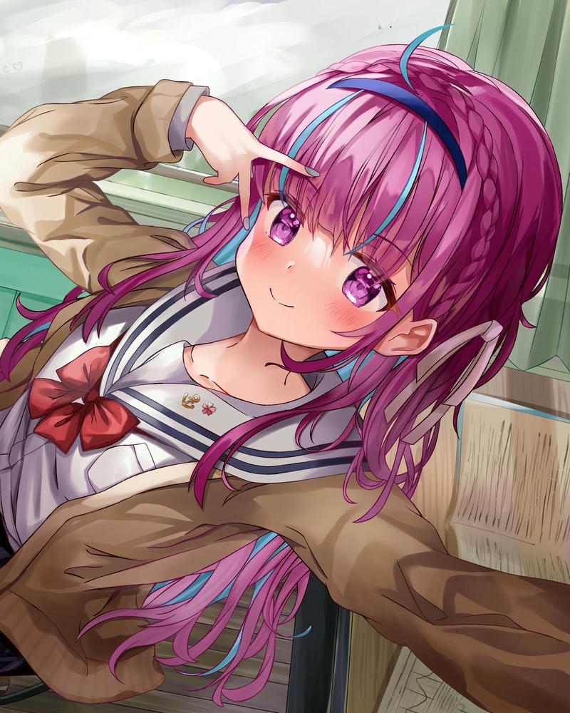 anime học sinh ảnh thu hút