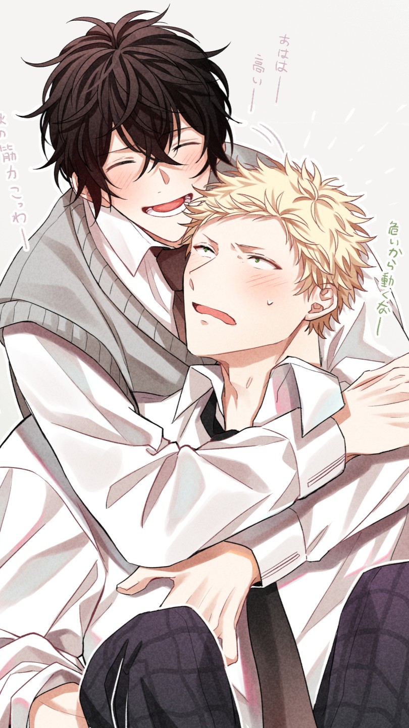 anime nam hình nền short