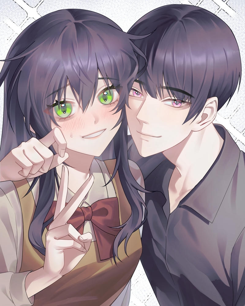 anime nam học sinh ảnh vui nhộn