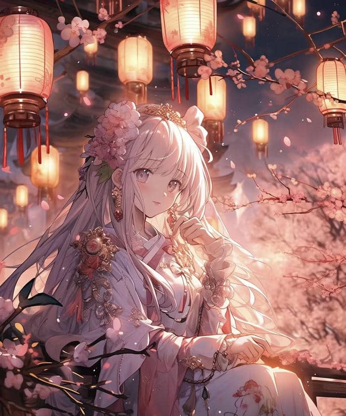 anime nữ cổ trang đẹp