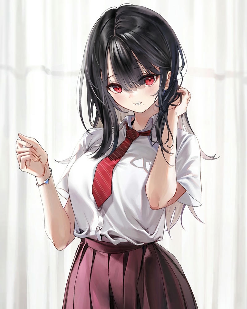 anime nữ học sinh ảnh phong thái