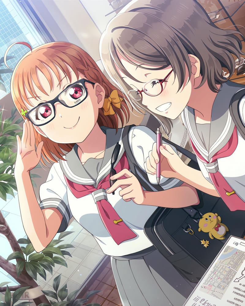 anime nữ học sinh ảnh sáng tạo