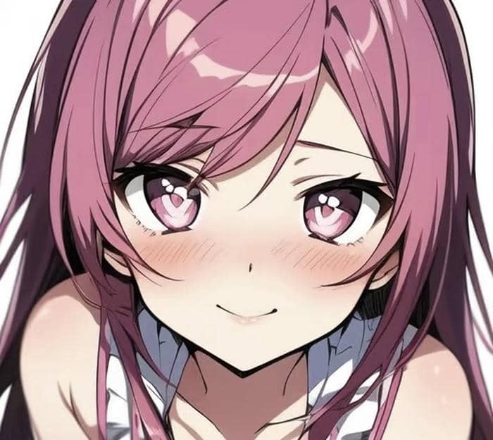 anime pink girl dễ thương