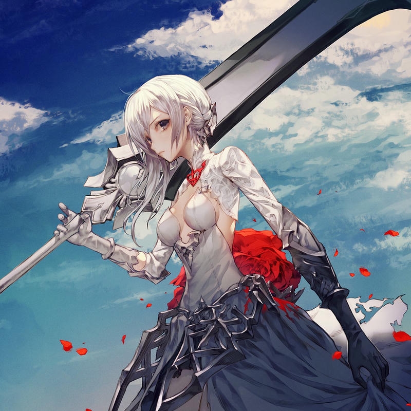 avatar anime nữ tạo dáng