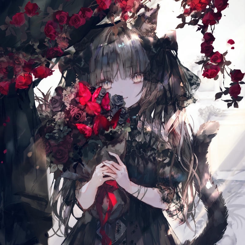 avatar anime nữ tông màu sáng