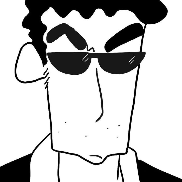 avatar đen trắng tạo hình cổ điển