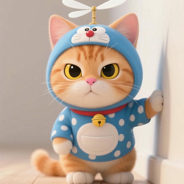 avatar mèo vô tri hình hài