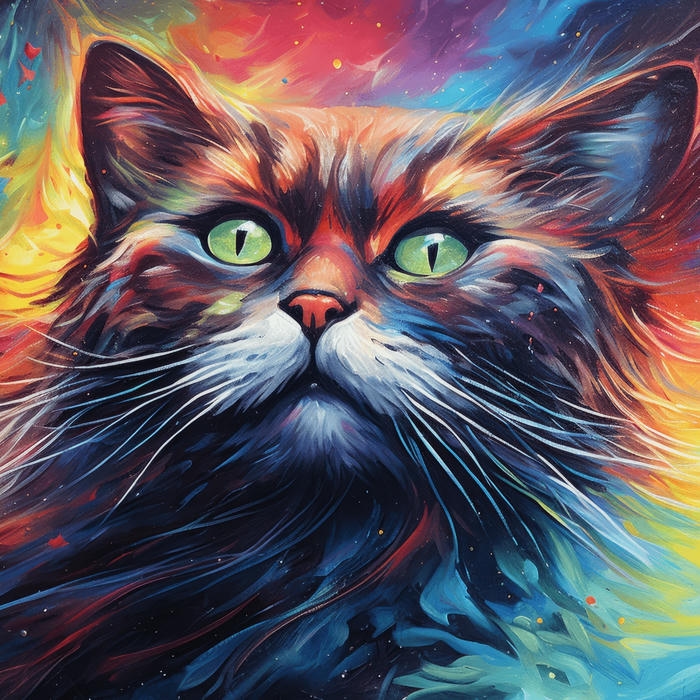 avatar mèo vô tri phong cách buồn