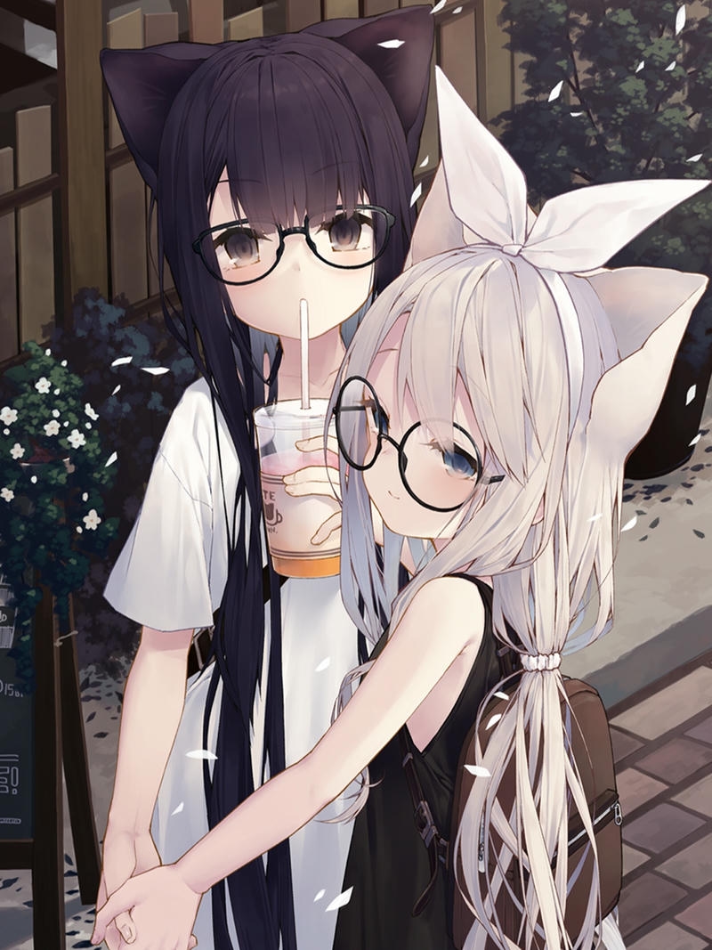 bộ ảnh anime đeo kính phong thái