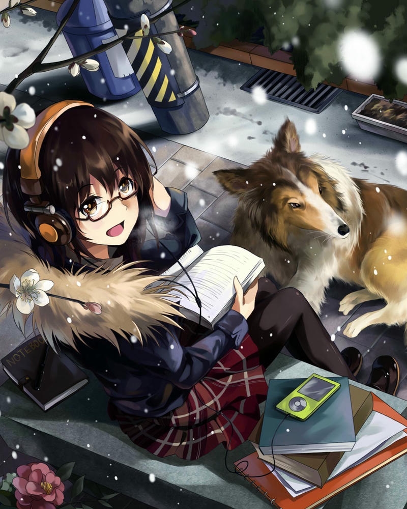 bộ sưu tập hình ảnh anime đeo kính cute