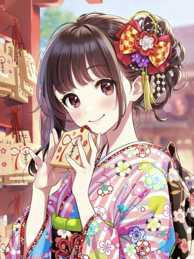 Top 100+ hình anime nữ mặc kimono đẹp và tinh tế nhất