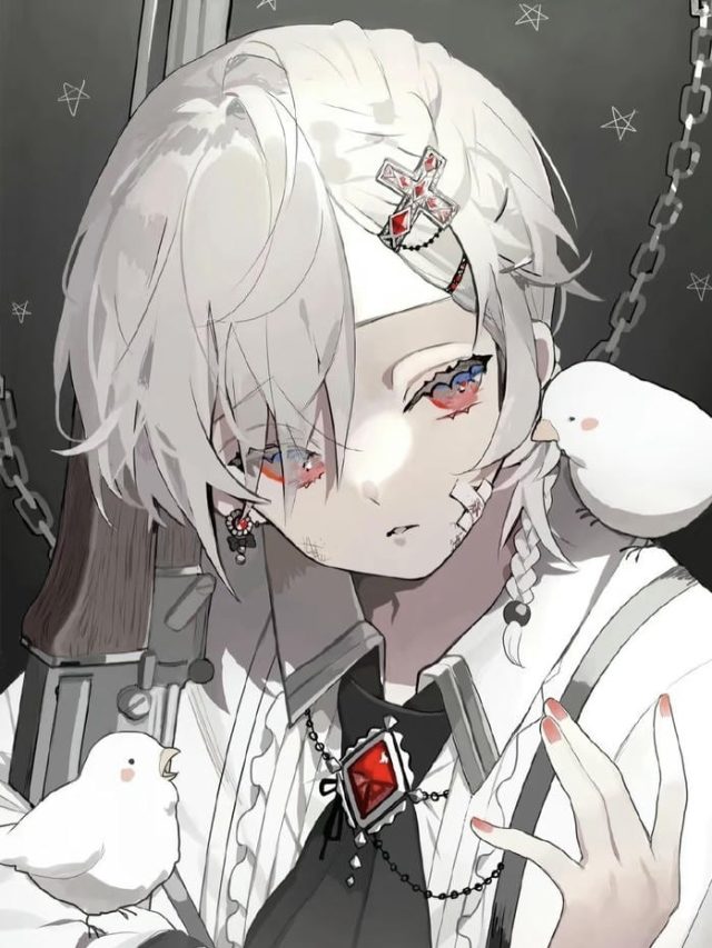 124+ ảnh anime girl tóc trắng với vẻ đẹp thanh mát tinh tú