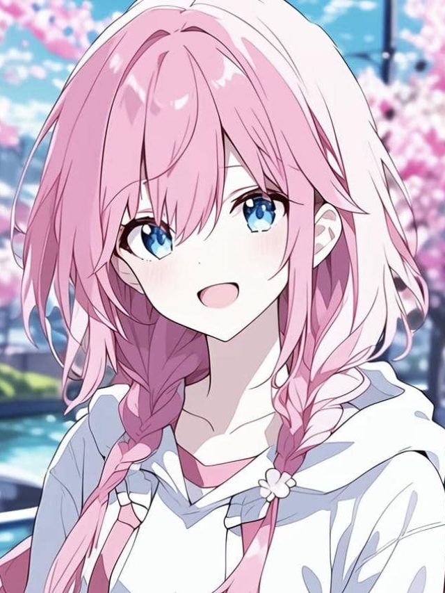 94+ ảnh anime nữ tóc hồng với sắc thái tươi sáng và hot nhất