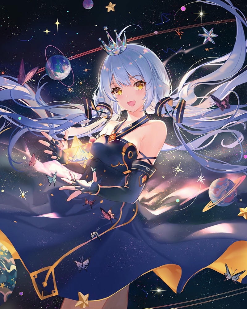 hình ảnh anime công chúa lạnh lùng nổi bật