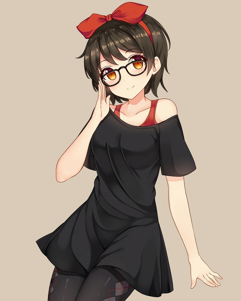 hình ảnh anime đeo kính style đẹp