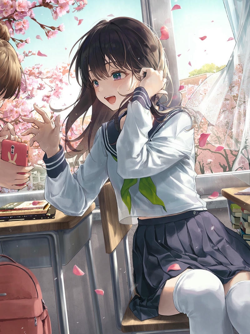 hình ảnh anime học đường xinh đẹp