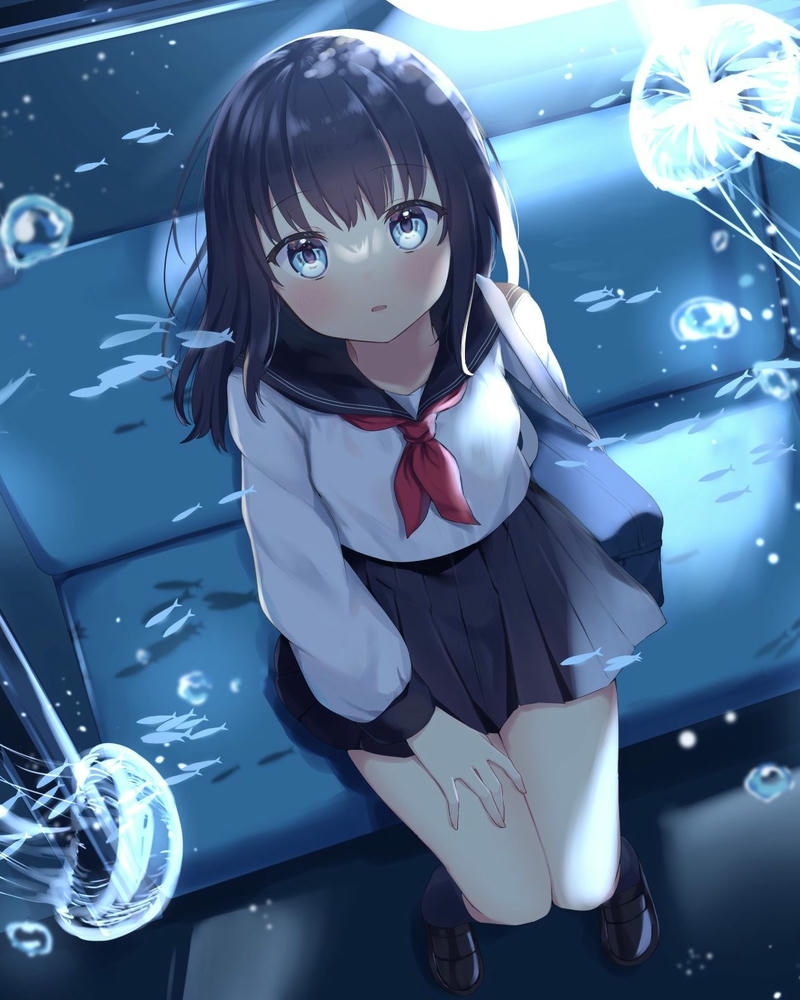 hình ảnh anime học sinh hài hòa