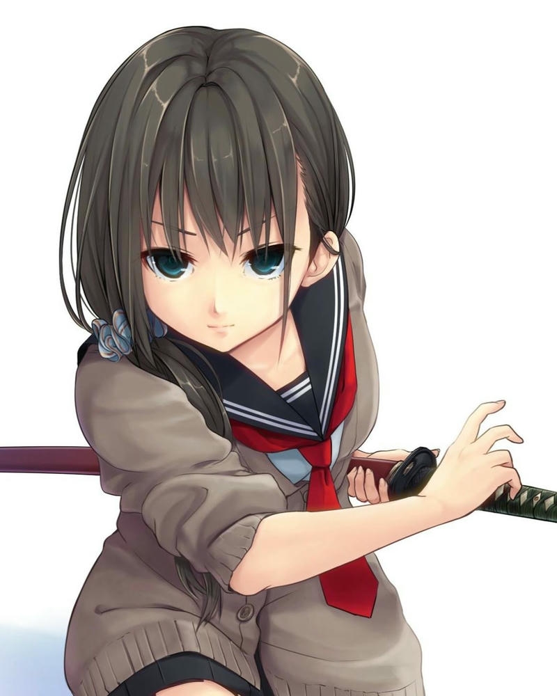 hình ảnh anime học sinh nhẹ nhàng