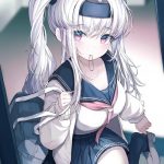 hình ảnh anime học sinh tinh khôi