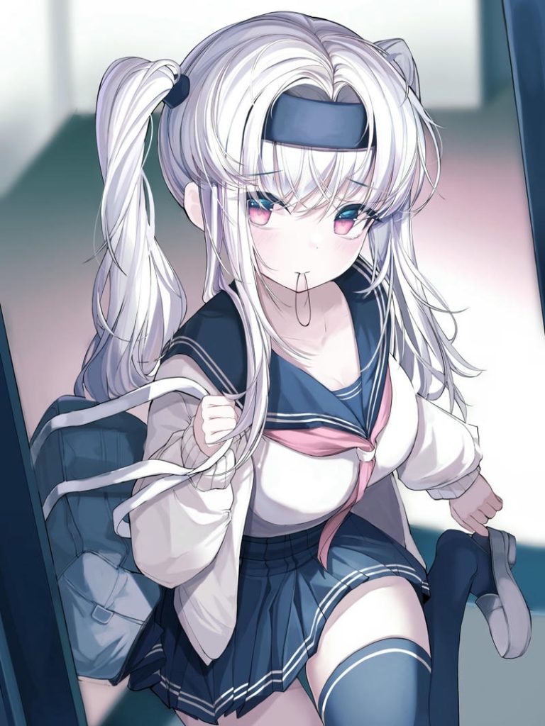 hình ảnh anime học sinh tinh khôi