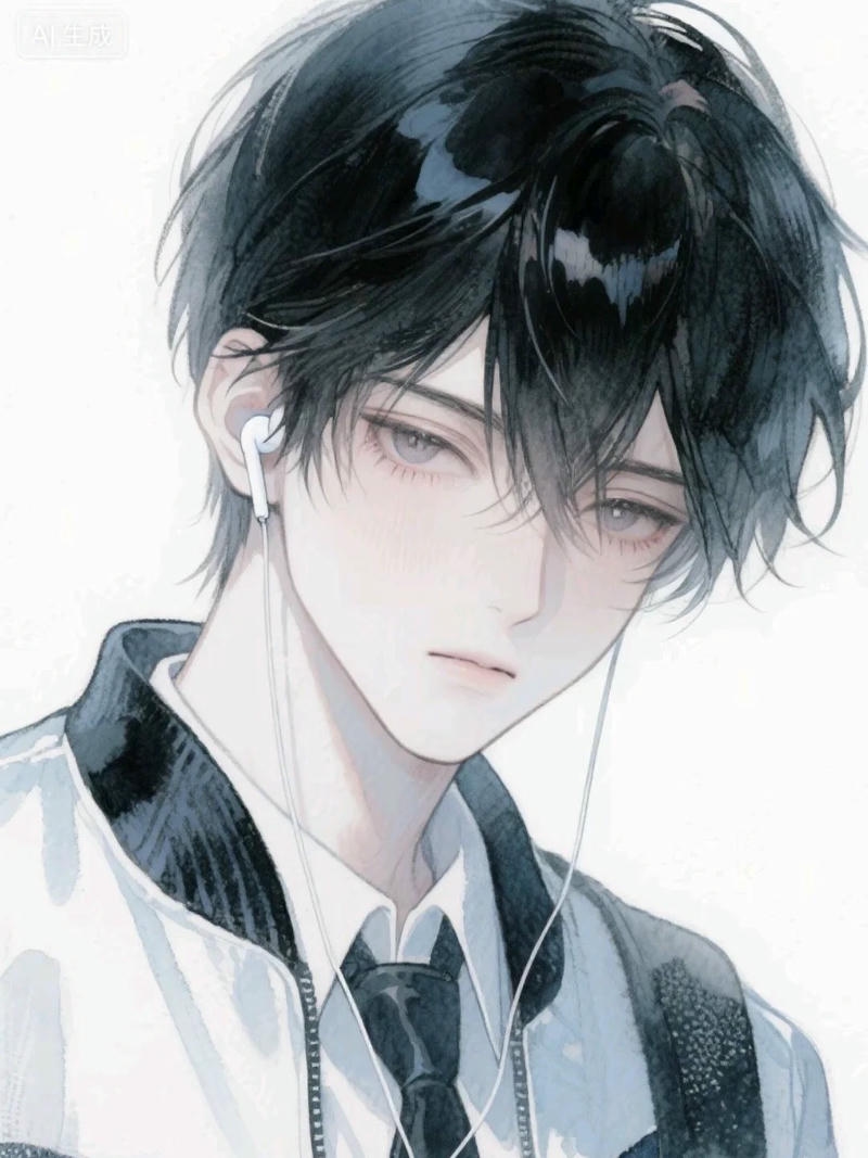 hình ảnh anime nam học sinh đáng yêu